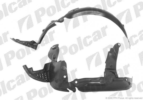 Підкрилок переднього крила, лівий передній Renault Clio II, 7700836704